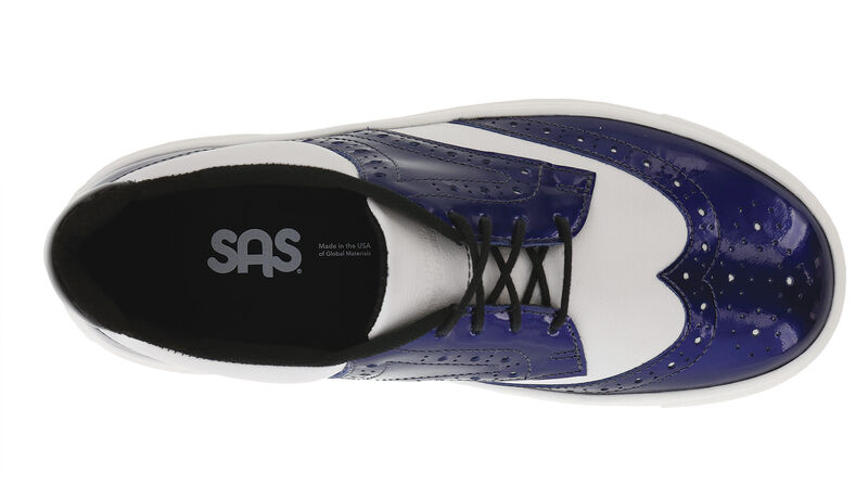 Oxland White/Sapphire Left Top View