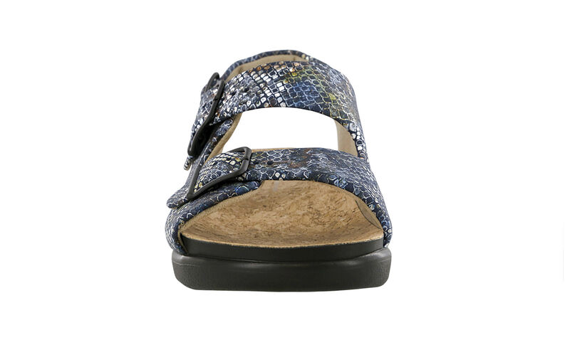 Relaxed Multisnake Navy Right Front View