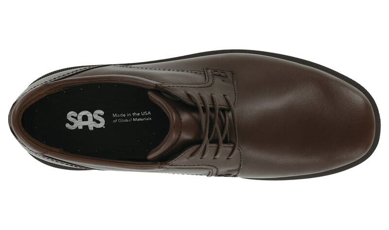 Ambassador Lace Up Oxford, Brown, large