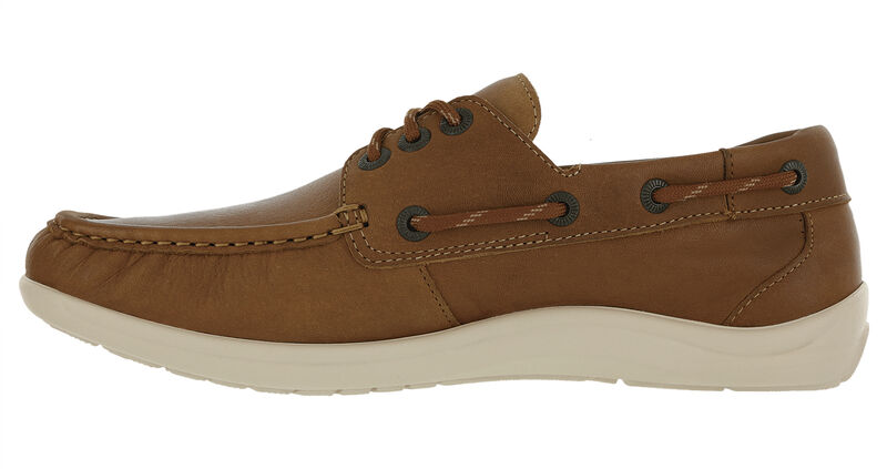 Decksider Lace Up Boat Shoe, Old Sand, large