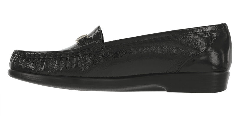 Metro Slip On Loafer, Black Patent, large