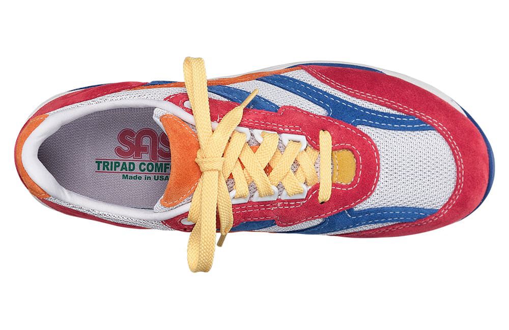 red sas shoes