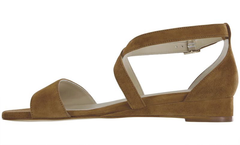 Simone Tan Suede Right Side View