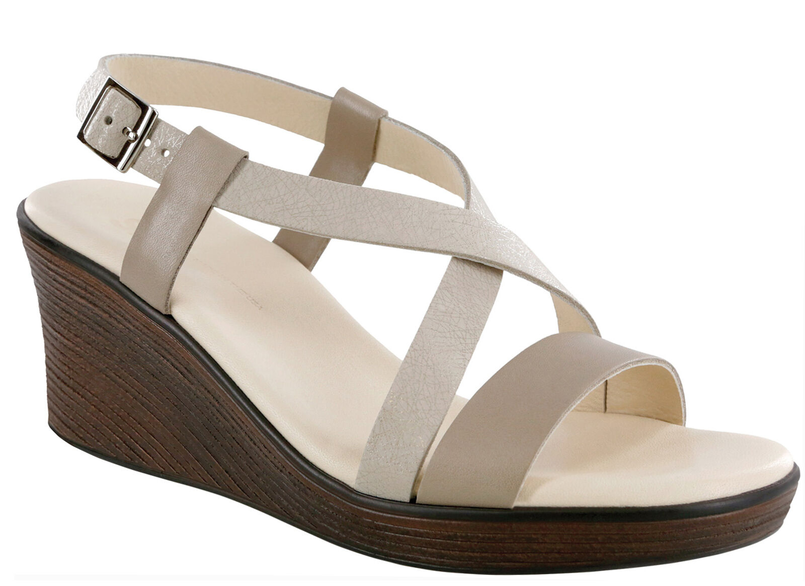Cross wedge hotsell sandal