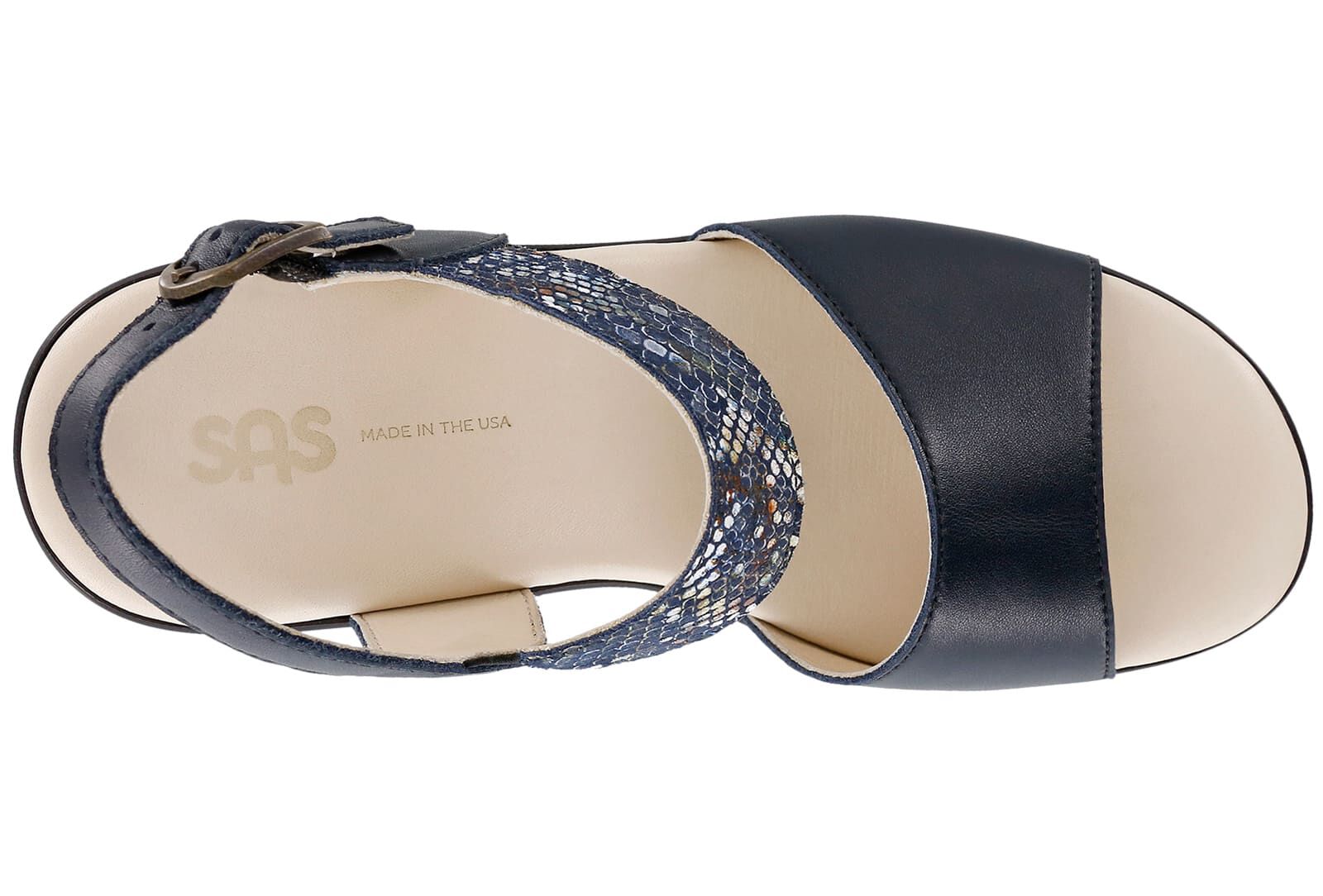 Heather Quarter Strap Wedge Sandal | SAS Shoes