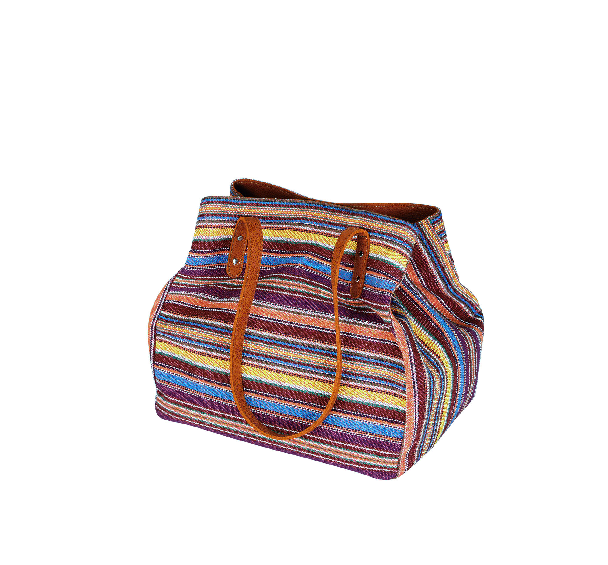 Pink, Taupe, Blue Striped Tote Bags | The Stripes Company UK