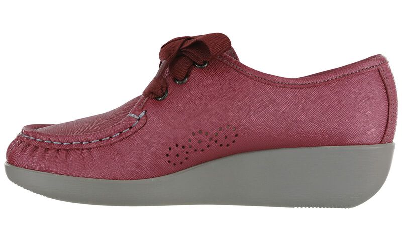 Bounce Lace Up Moc - Cranberry, , large