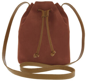 Gracie Drawstring Bag - Rust