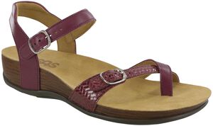Pampa Toe Loop Sandal - Plum Weave