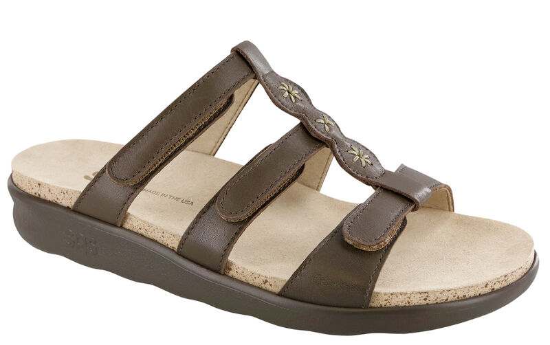 Naples Slide Sandal - Coffee, , large