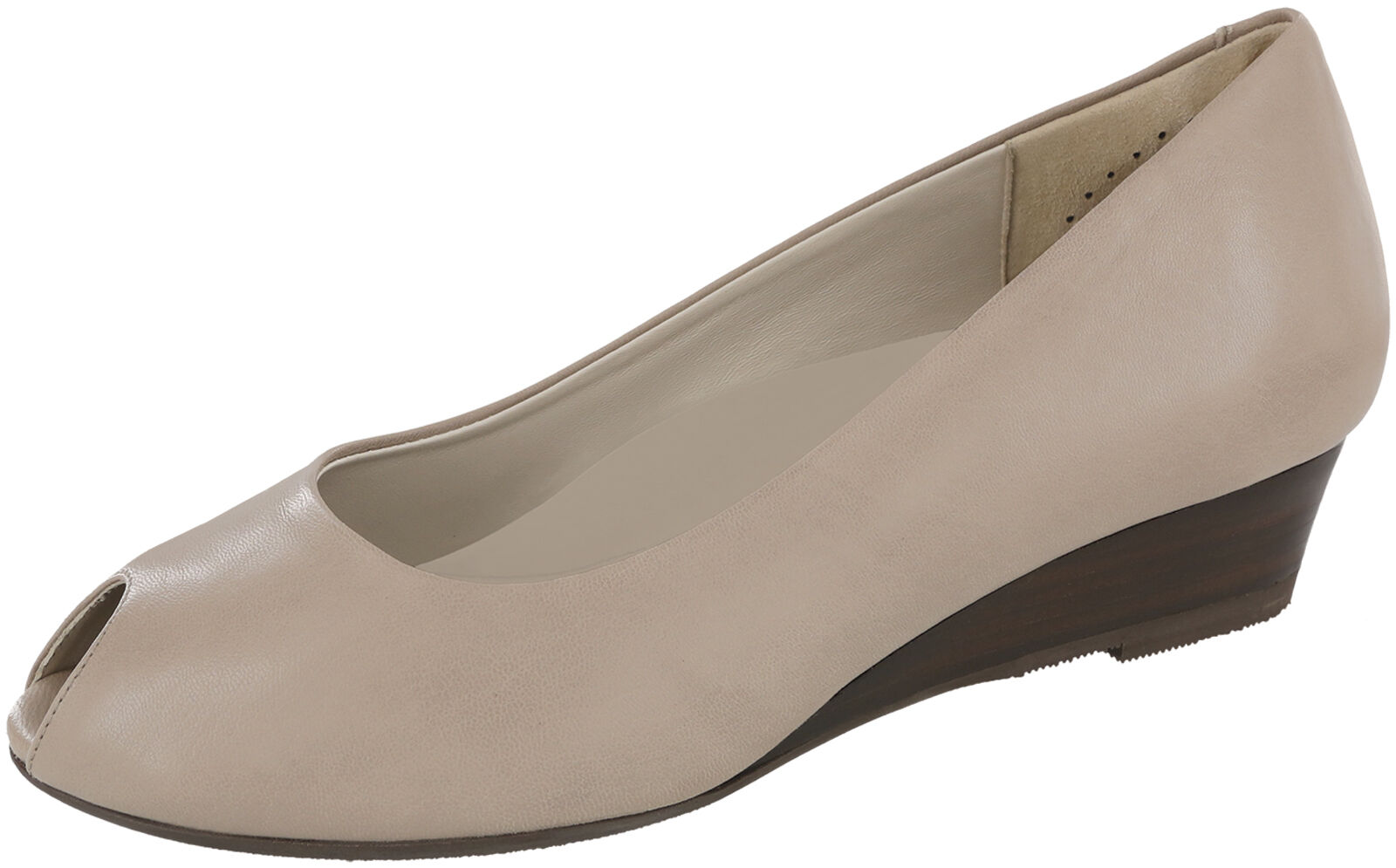Grey peep toe store
