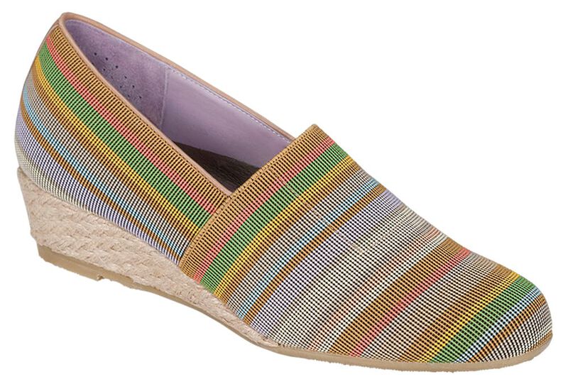 Becky Wedge Slip On - Tan, , large