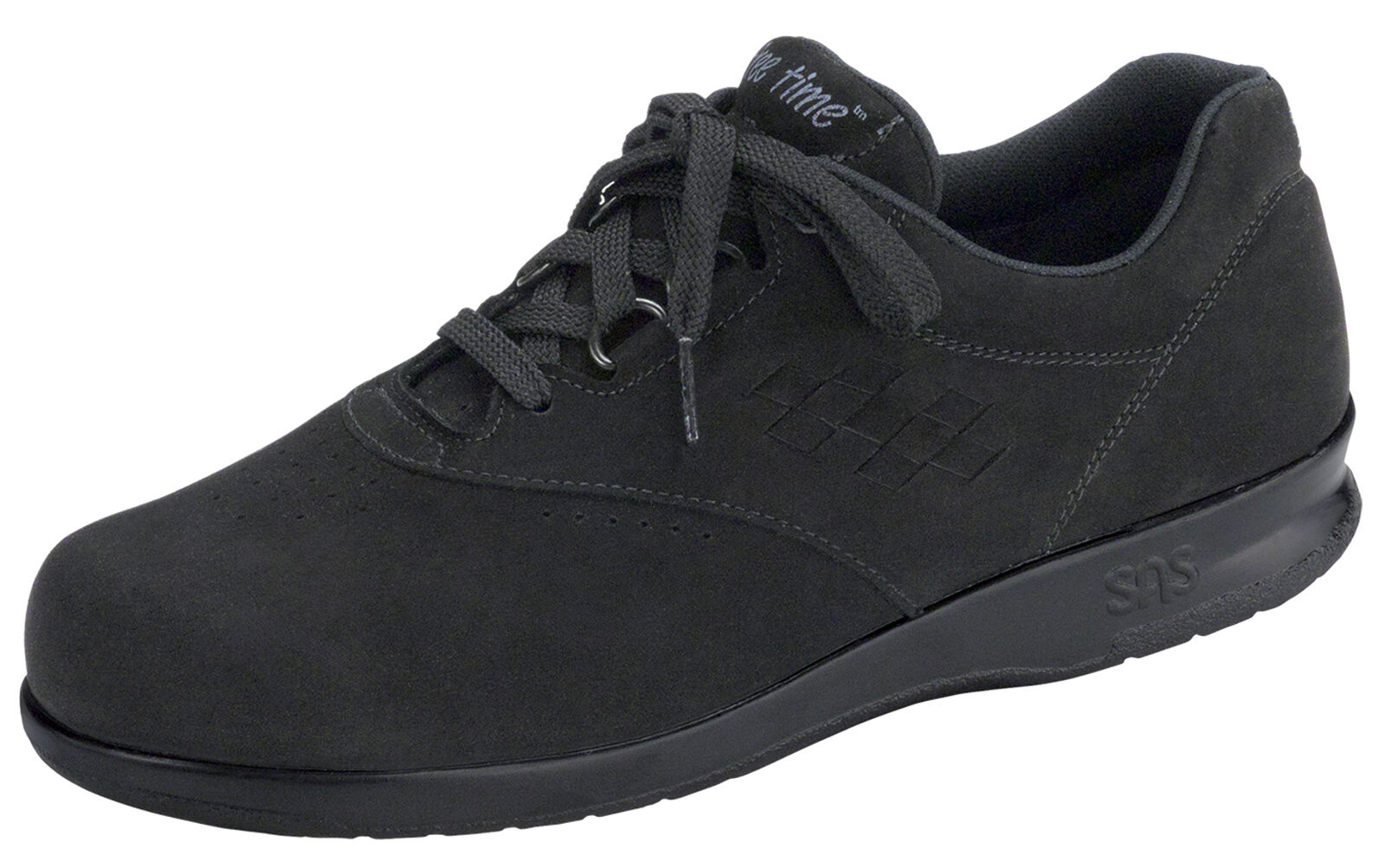 SAS Women's Shoes Free Time Charcoal 7.5 WW Double Wide FREE SHIPPING New In Box 