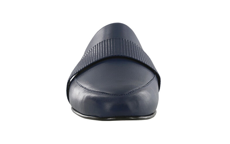 Luxe Navy-Navy Striped Right Front View