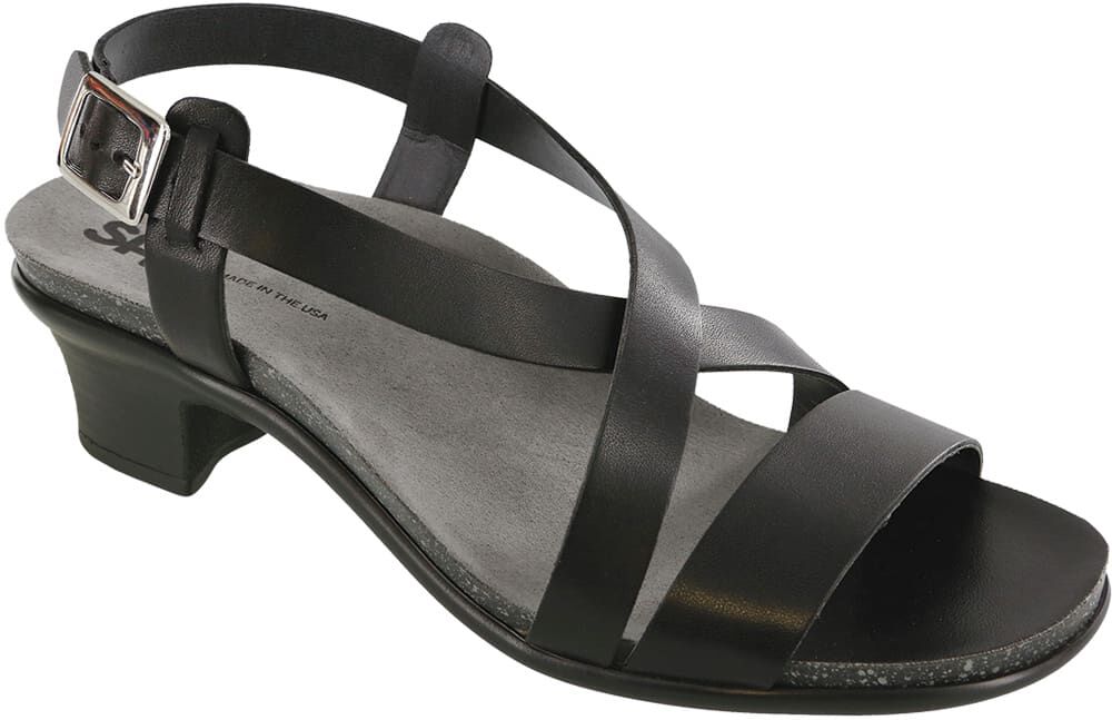 Nouveau Cross Strap Heel Sandal 