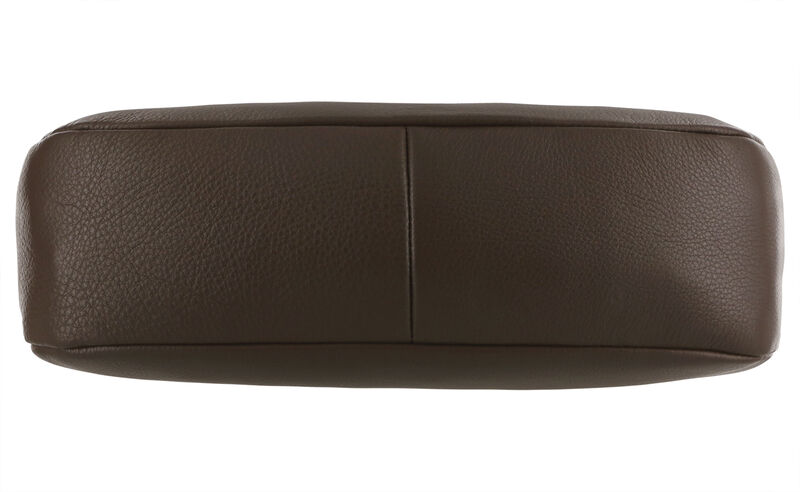 Olivia Shoulder Handbag, Espresso, large