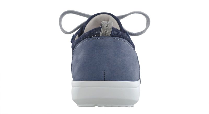 Marnie Blue Jay-Nubuck Right Rear View