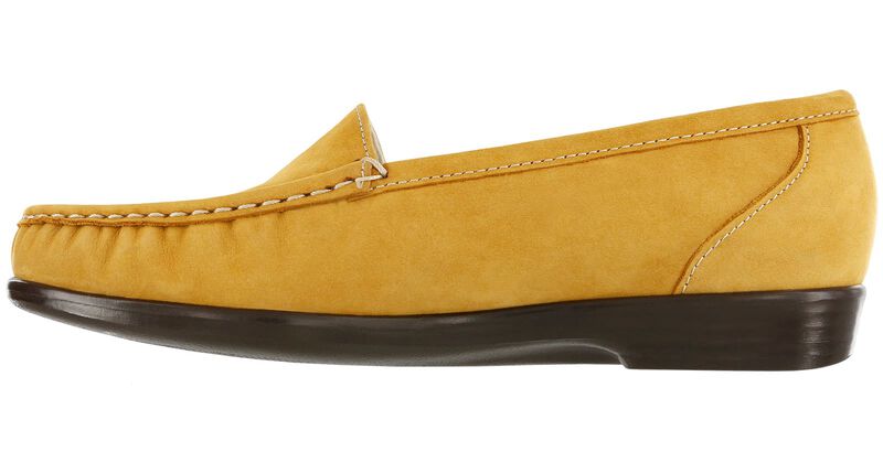 Simplify Nubuck Slip On Loafer - Mustard Nubuck, , large