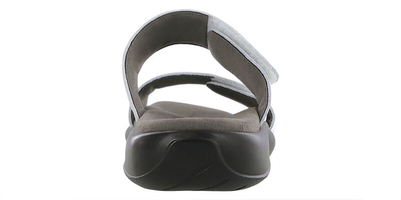 Nudu Slide White-Silver Right Rear View