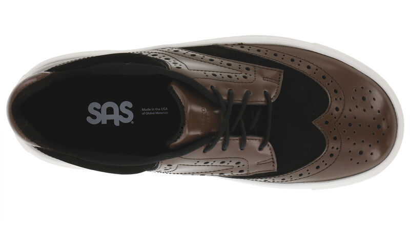 Oxland Black/Pecan Left Top View