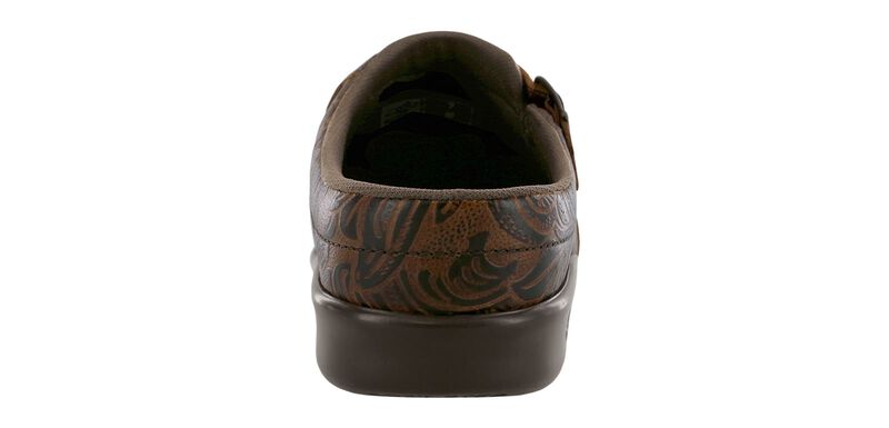 Clog Cowboy Floral Back View