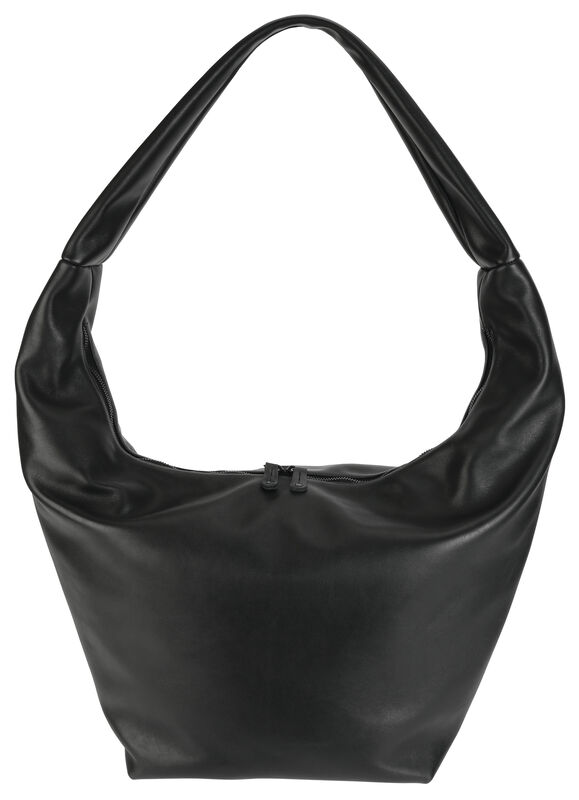 Luna Black Handbag Front View