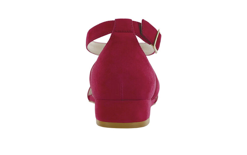 Simone Suede Fuchsia Right Rear View