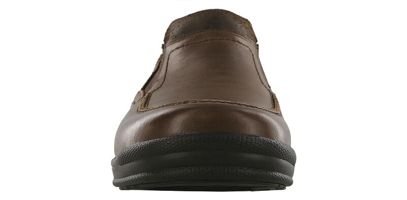 Slip On Mahogany Loafer Front View