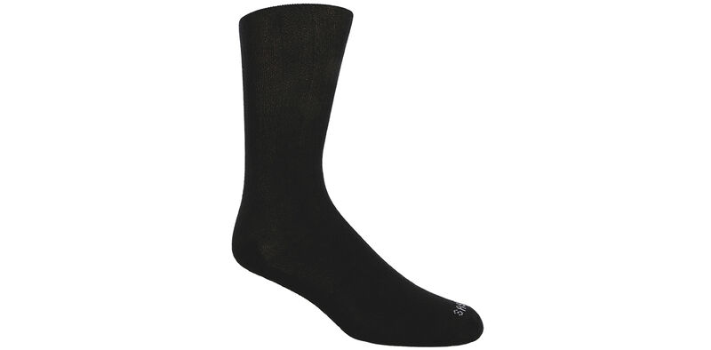 Mayo Viscose Men&#39;s Medium Black Socks Model View
