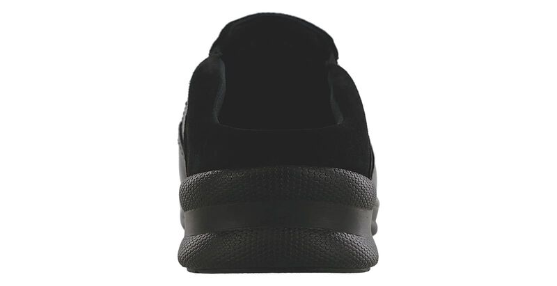 Slip On Black Loafer Rear View