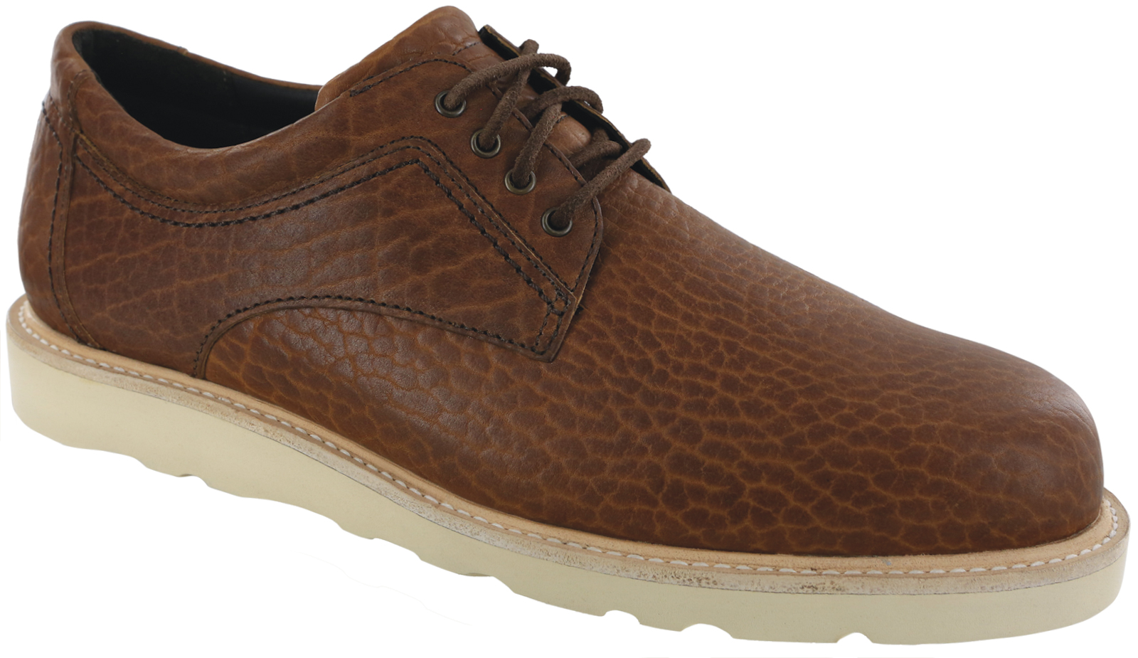 NEW SAS men\'s waypoint lace up shoe in brown bison NEW SAS men main image 3