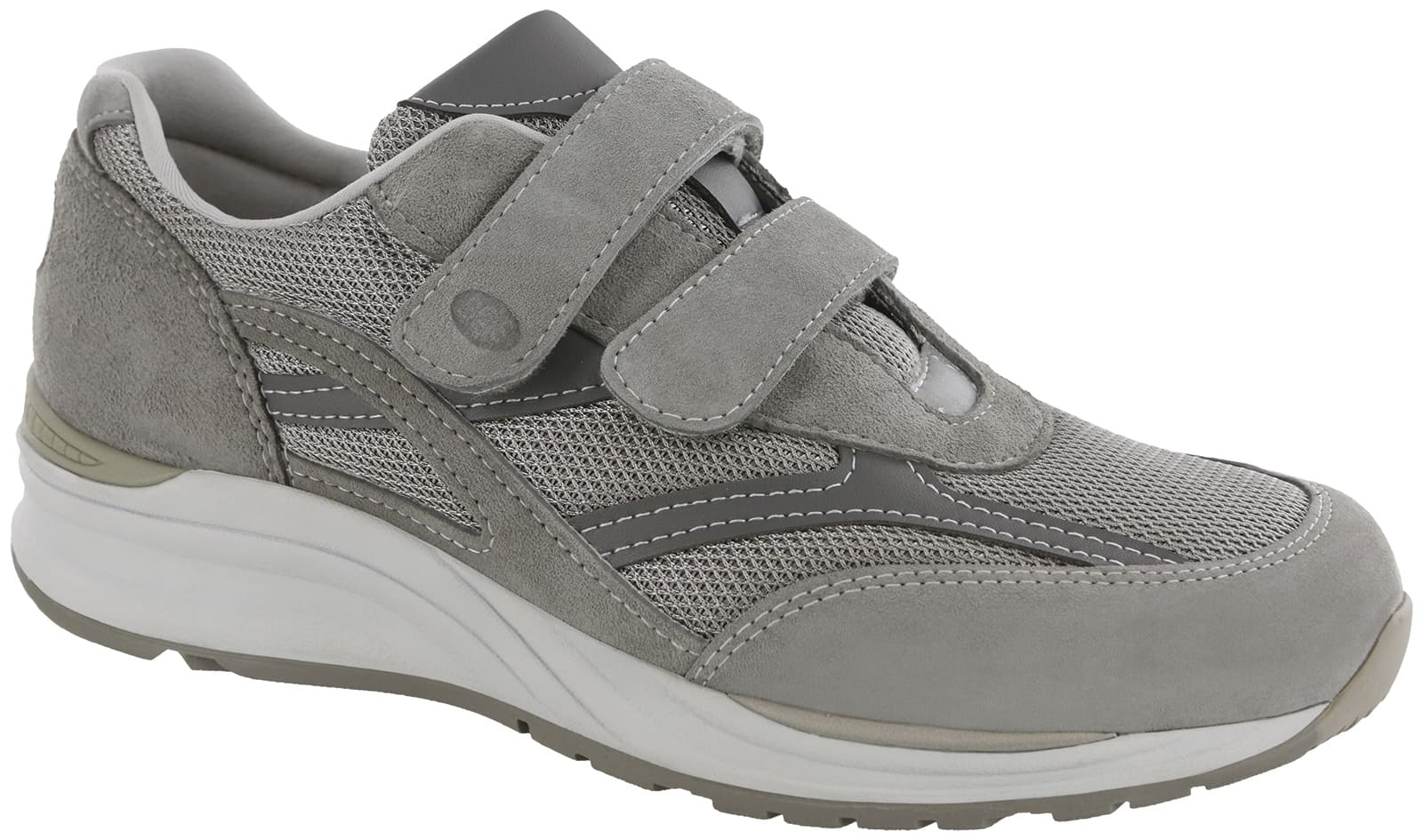 Gray velcro shoes sales