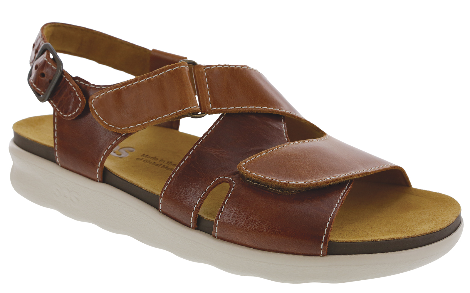 Huggy Cross Strap Sandal | SAS Shoes